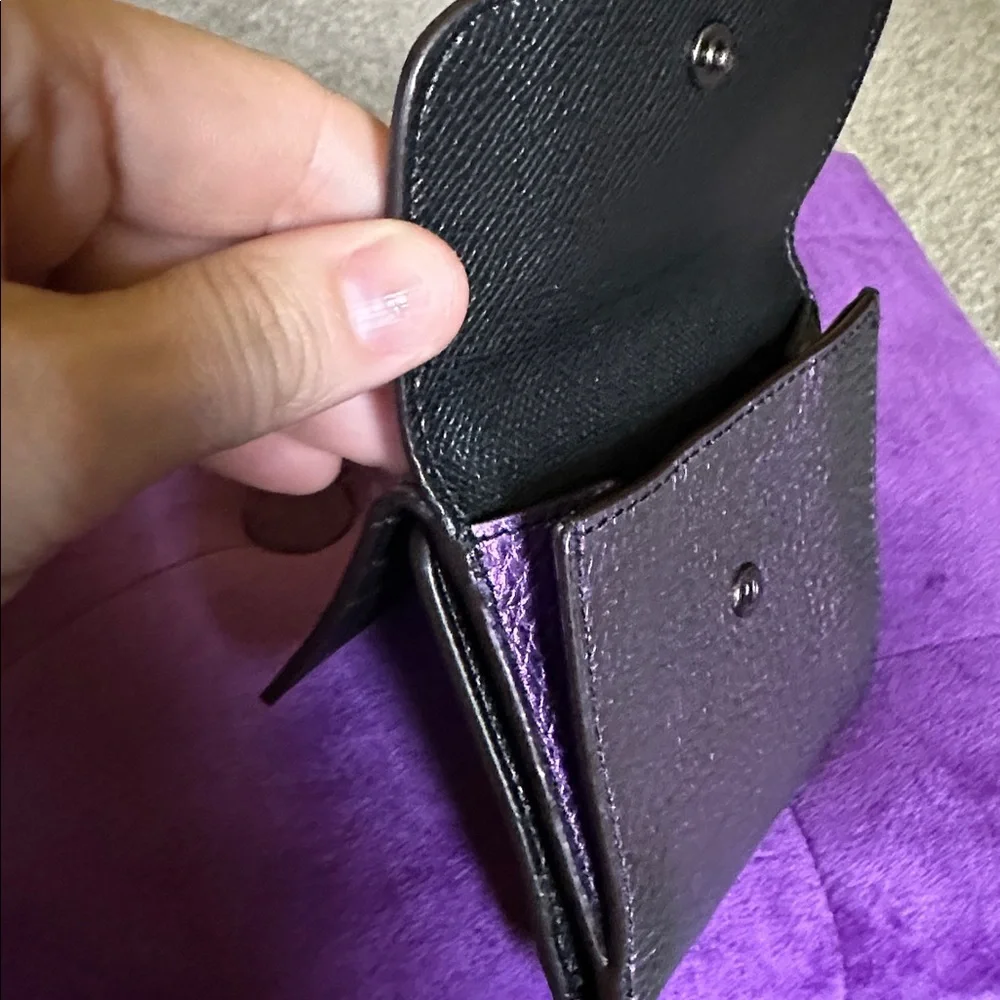 Coach Purple Hologram Wallet